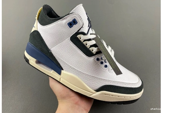 HV8571-100 Retro  Maniére 3 HV8571-100 OG A SP Ma Jordan  Blue”  “Diffused 0321